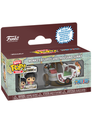 Funko Bitty POP! Rides. One Piece: Monkey D.Luffy and Thousand Sunny