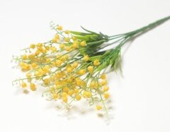 Ландыши искусственные пластиковые, букет 5 веток, микс цвет 3 шт.