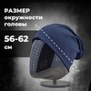 Картинка шапка-бини Skully Wear beanie cotton navy - 2