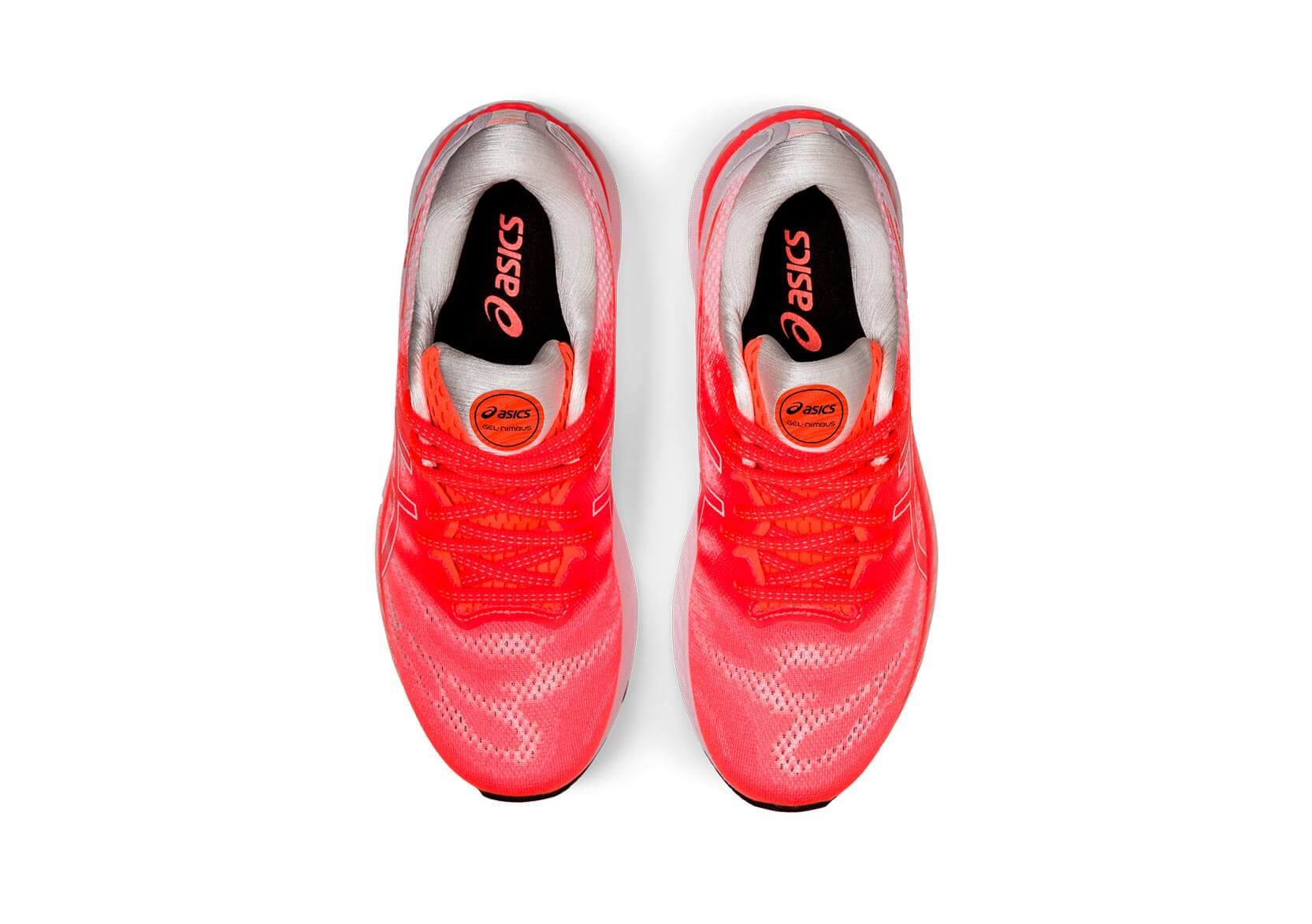 Asics Gel Nimbus 23 Tokyo кроссовки для бега женские белые-коралловые - 4