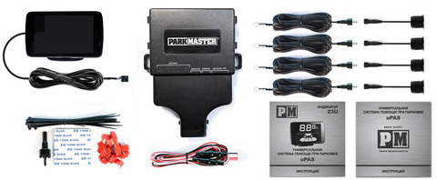 Парктроник (парковочный радар) ParkMaster 23U-4-A (Black)