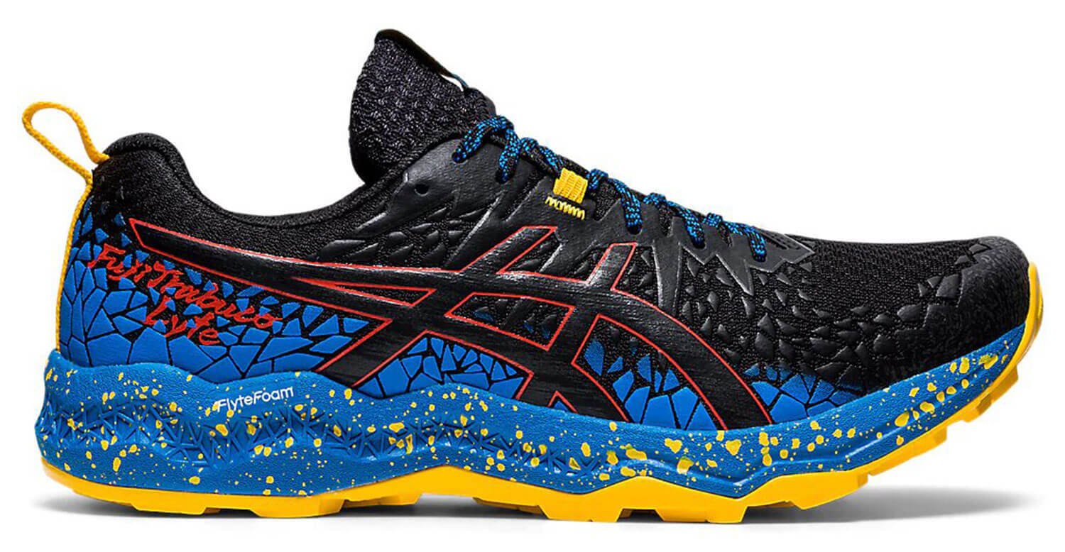 Asics Fujitrabuco Lyte кроссовки внедорожники мужские черные-синие
