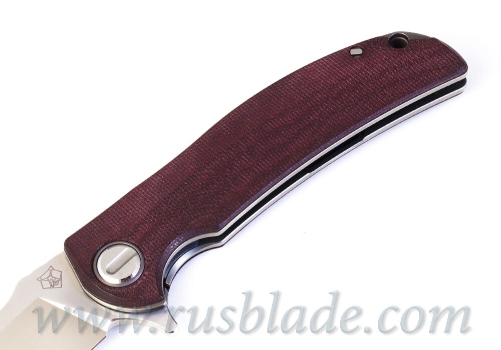 SHIROGOROV & RJ MARTIN SOFT OVERKILL Maroon micarta - фотография 