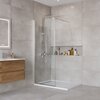 BelBagno Kraft KRAFT-L-1-100-C-NERO Душевая перегородка, цвет: чёрный
