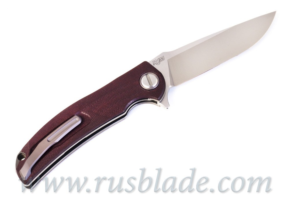 SHIROGOROV & RJ MARTIN SOFT OVERKILL Maroon micarta - фотография 
