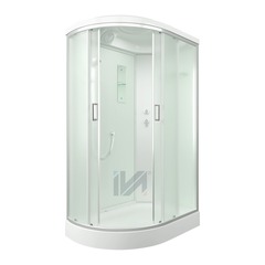 Душевая кабина IVA SC012CMR 1200*800*2150 низкий поддон, светлое стекло