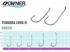 56508 № 8 Крючки OWNER Tenkara Long-D / продажа от 5 уп.