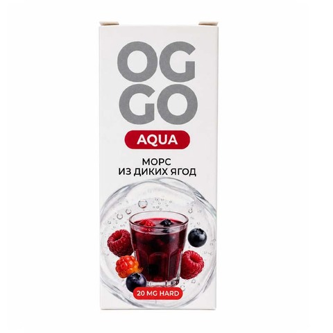 Жидкость OGGO AQUA 2% HARD Salt 30 ml - МОРС ИЗ ДИКИХ ЯГОД
