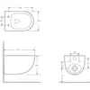 BelBagno BB008CH-TOR/SC Унитаз подвесной безободковый со смывом "Торнадо", с сиденьем дюропласт soft close