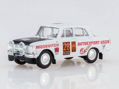 Moskvich-412 Rally Marathon London-Mexico 1:43 DeAgostini Auto Legends USSR #212