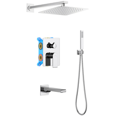 Aquatek Лира AQ1473CR Душевая система, цвет: хром фото
