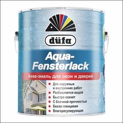 Эмаль для окон Dufa AQUA-FENSTERLACK (Белый)