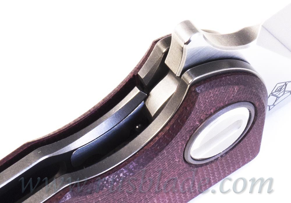 SHIROGOROV & RJ MARTIN SOFT OVERKILL Maroon micarta - фотография 