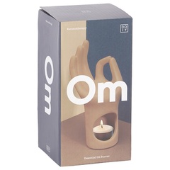 Подсвечник om meditation hand