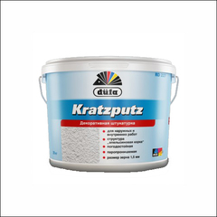 Штукатурка для фасадных и внутренних работ Dufa KRATZPUTZ AUSSEN D227 (Белый)
