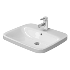 Duravit DuraStyle 374620000 Раковина встраиваемая сверху, с переливом, 615х495 мм , с 1 отв под смеситель, цвет белый фото