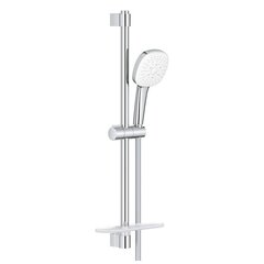 GROHE Tempesta Cube 27576003 Душевой гарнитур, лейка 3 режима, штанга 600 мм, 9,5 л/мин, с полочкой фото