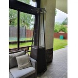 Уличный газовый обогреватель пирамида WWT 13I Rotang Brown