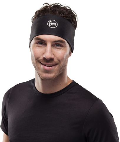 Картинка повязка Buff headband coolnet Solid Black - 3