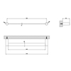 Gessi 316 54800#239 Полотенцедержатель, 45 см, цвет: steel brushed