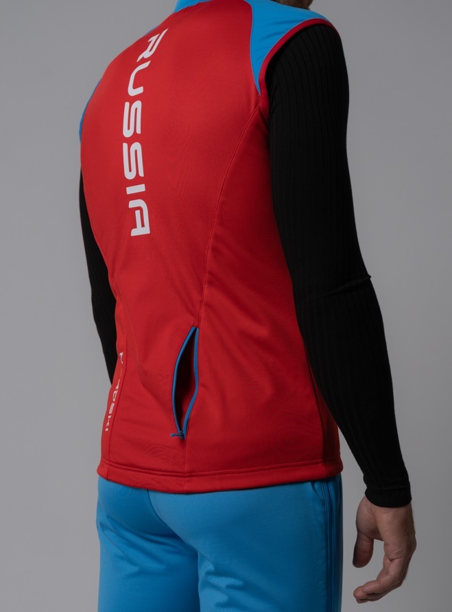 Nordski Premium лыжный жилет мужской red-blue - 4