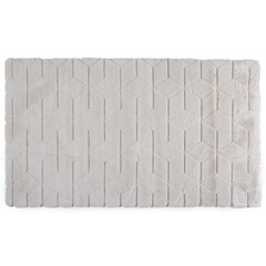 Коврик для ванной 1-ый Fixsen DIAMONT, FX-9050A, бежевый, 70х120 см