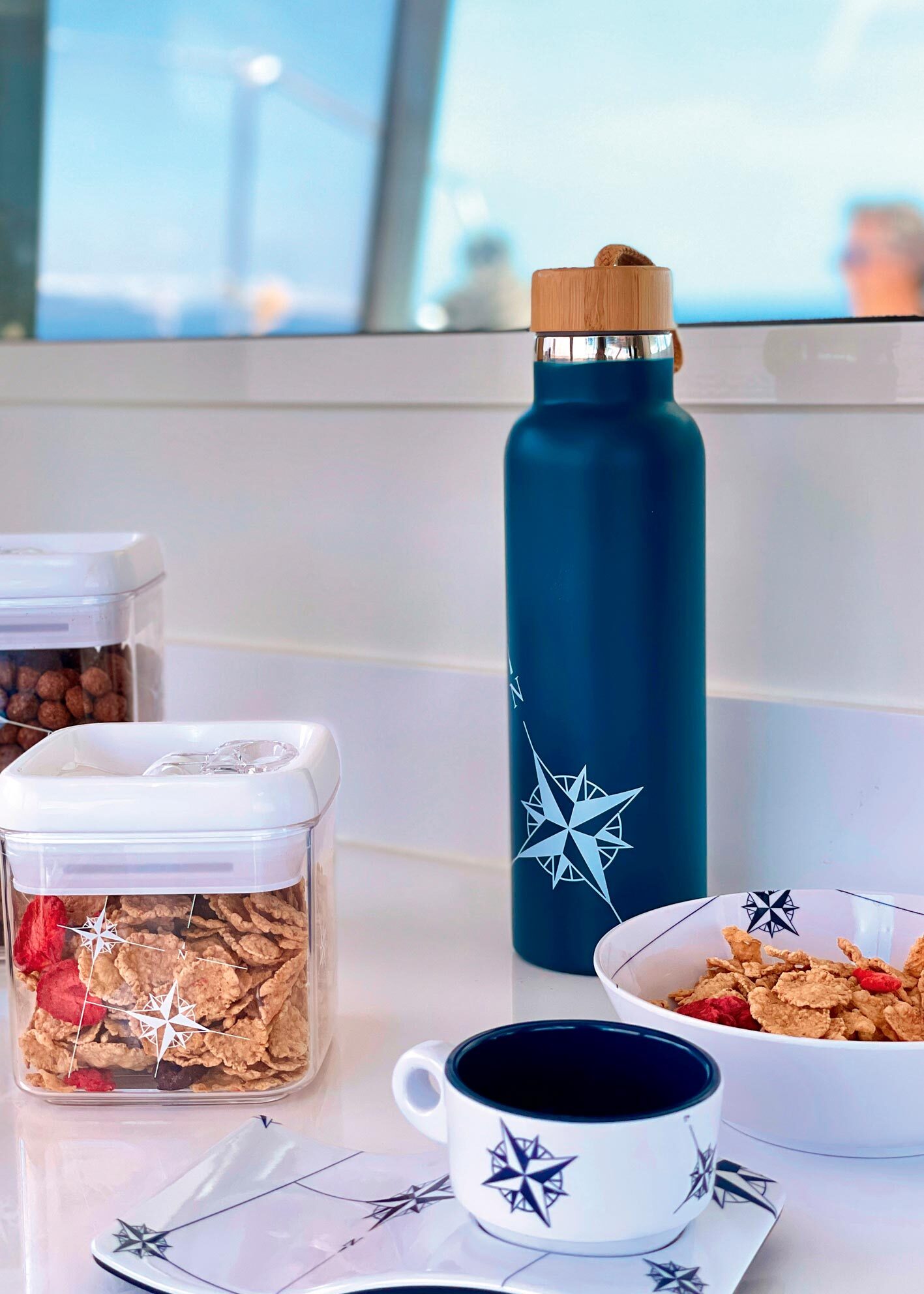 Canister set northwind, 4 pcs Marine Business