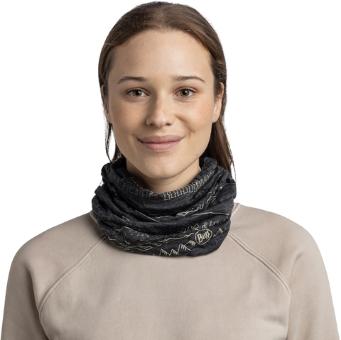 Картинка шарф-труба Buff Merino Lightweight Prints Eirik Grey - 3