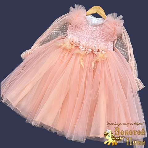 Платье нарядное д (7-11) 251214-DS547