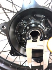 Колёсный диск для YAMAHA YZF250 / YZF450 2009-2025 г.в. / 2.15*19 черный / Задний