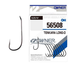 56508 № 8 Крючки OWNER Tenkara Long-D / продажа от 5 уп.