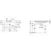 Villeroy&Boch Finion 4164ABR1 Раковина 100x50 c отверстием для смесителя, c переливом, материал-TitanCeram, грязеотталкивающее покрытие-CeramicPlus