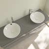 Villeroy&Boch Loop & Friends 4A460001 Раковина для установки на столешницу D=420 mm, TitanCeram, с переливом, нешлифованный, Альпийский белый