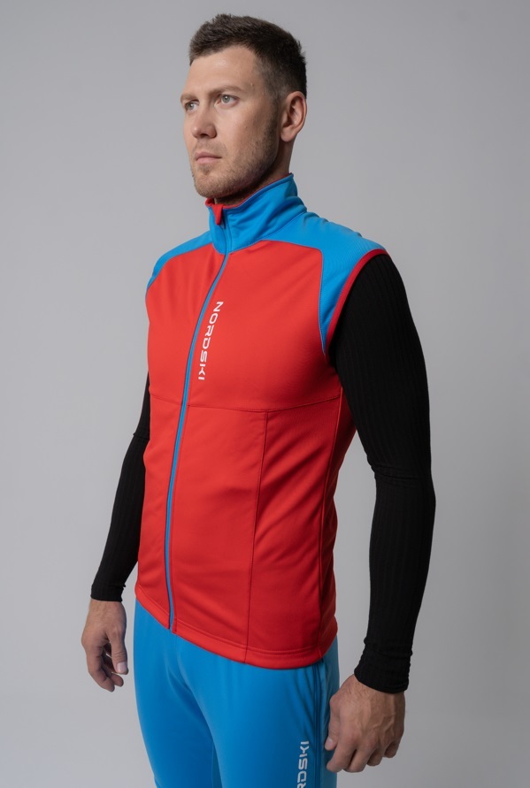 Nordski Premium лыжный жилет мужской red-blue - 2