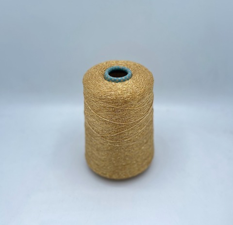 Lurex trade mark (пр.Италия), 1000м / 100 гр. вискоза/полиэстер( люрекс ), цвет-Золото, арт.32515