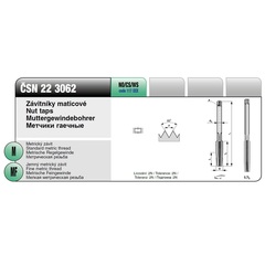 Метчик М16х2,0 (Гаечный) CSN223062 115CrV3 6h(2N) 0,7xL2 110мм a=10 Bucovice(CzTool) 117160