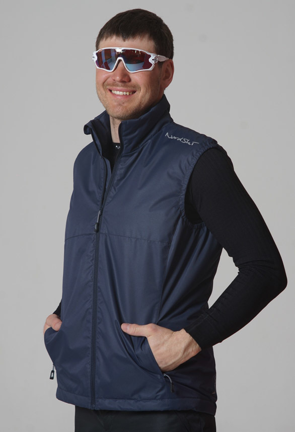 Nordski Motion теплый жилет мужской Dark Navy