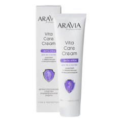 Вита-крем для рук и ногтей защитный Vita Care Cream, 100 мл, Aravia Prof
