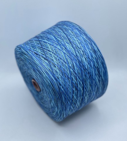 Pinori Filati (пр.Италия), art- Recy-Cot, 333м(смотка в 5 нитей)/100гр.100% хлопок, цвет-Ледник, арт.29565