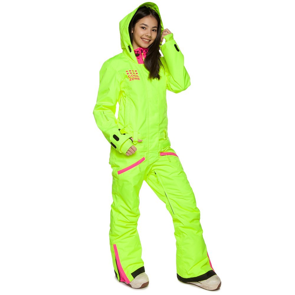 Сноубордический комбинезон Cool Zone 18 Twin One Colour женский салатовый - 3