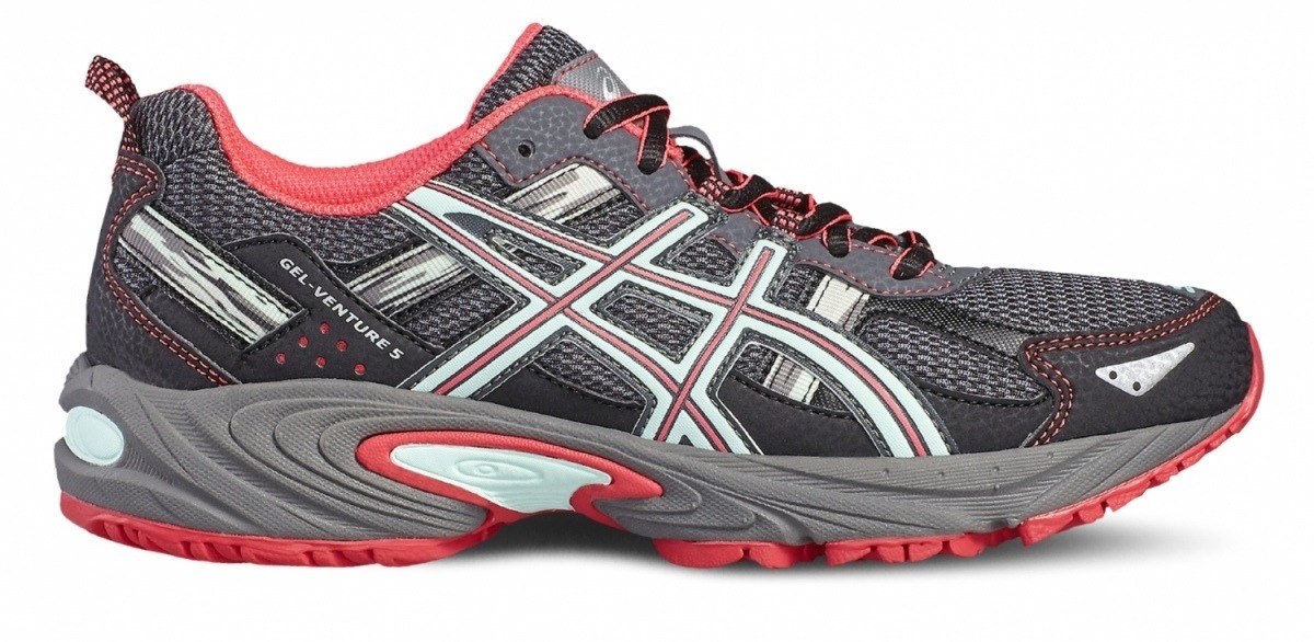 Кроссовки внедорожники женские Asics Gel Venture 5 серые