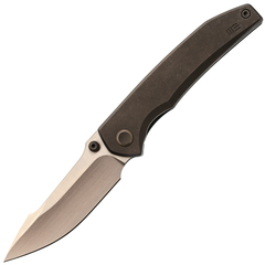 Фото Складной нож WE Knife Ryson, сталь M390, рукоять титан, серый