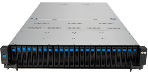 Серверная платформа 2U ASUS RS720A-E12-RS24U/10G/2.6kW/24NVMe/OCP