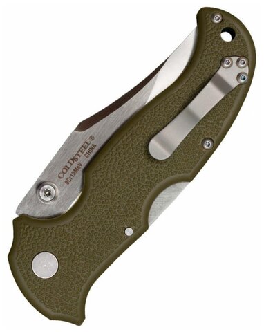 CS_21A Bush Ranger Lite - нож складной, рук-ть зелен. GFN, клинок 8Cr13MoV
