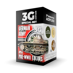 Набор красок AK Interactive German Army Pre-WWII Colors Set 3G, 3 краски