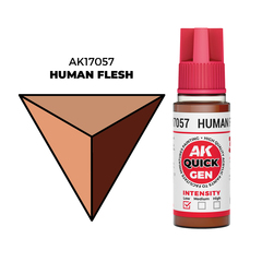 AK Interactive Human Flesh Quick Gen - контрастная акриловая краска, 18 мл