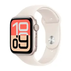 Умные часы Apple Watch SE 3 (2025) GPS, 44mm, Starlight Aluminium Case with Starlight Sport Band, M/L