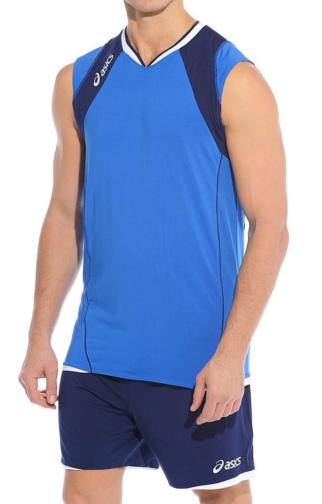 Волейбольная форма Asics Set Volley Smu синяя - 2
