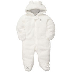 CARTERS Комбинезон меховой белый БК22