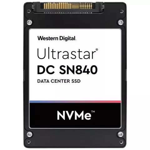 Твердотельный диск SSD WD 3200GB Ultrastar DC SN840 SFF-15 TLC BICS4 PCIe NVMe RI-3DW/D SE